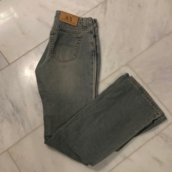 Armani Exchange light wash boot cut jeans - Picture 1 of 9
